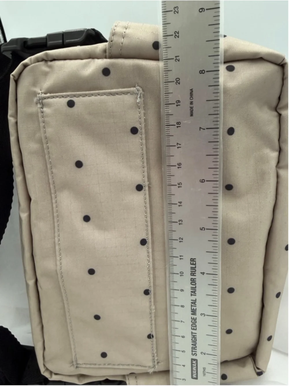 Women's LeSportsac Crossbody Bag One Size Beige Black Polka Dot - Picture 14 of 14
